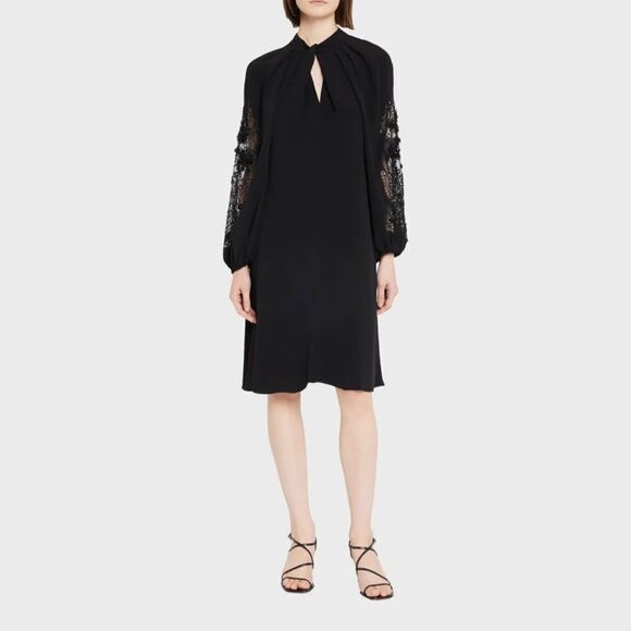 Kobi Halperin Annalise Cutout Lace-Inset Shift Dress size M - Picture 1 of 11
